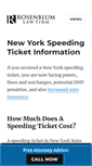 Mobile Screenshot of newyorkspeedingfines.com